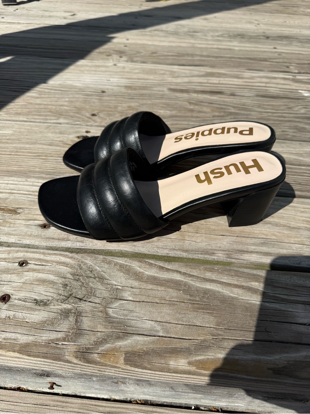 Sandals hush puppies open toe size 9.5